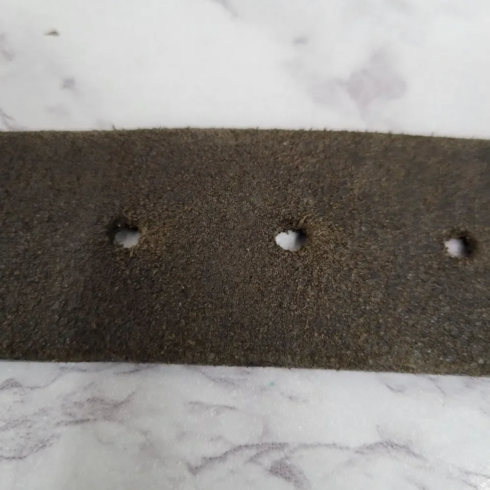 Chassis Hipwear Brutalist Raw Leather and Tarnished Silver Belt